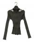 FETICO (フェティコ) RIB KNIT SLIT TOP ブラウン サイズ:1：11000円