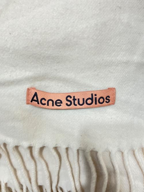 Acne studios（アクネ ストゥディオズ）ACNE STUDIOS (アクネ ストゥディオズ) ウールストール アイボリーの古着・服飾アイテム