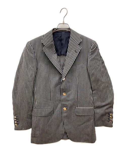 TOMORROW LAND（トゥモローランド）TOMORROW LAND (トゥモローランド) リネン混テーラードジャケット ネイビー サイズ:44の古着・服飾アイテム