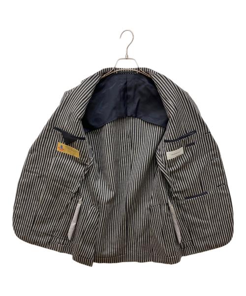 TOMORROW LAND（トゥモローランド）TOMORROW LAND (トゥモローランド) リネン混テーラードジャケット ネイビー サイズ:44の古着・服飾アイテム