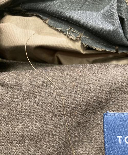 TOMORROW LAND（トゥモローランド）TOMORROW LAND (トゥモローランド) リモンタナイロン ステンカラーコート ブラウン サイズ:Sの古着・服飾アイテム