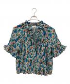 GANNIガニー）の古着「Pleated Georgette BL」｜マルチカラー