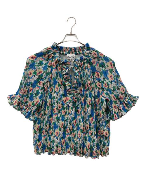 GANNI（ガニー）Ganni (ガニー) Pleated Georgette BL マルチカラー サイズ:36の古着・服飾アイテム