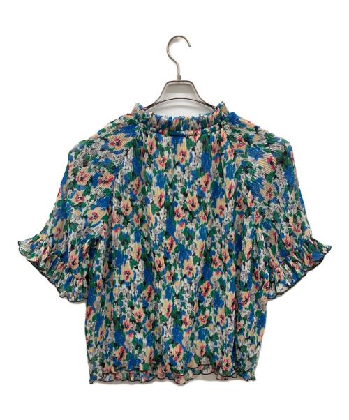 GANNI（ガニー）Ganni (ガニー) Pleated Georgette BL マルチカラー サイズ:36の古着・服飾アイテム