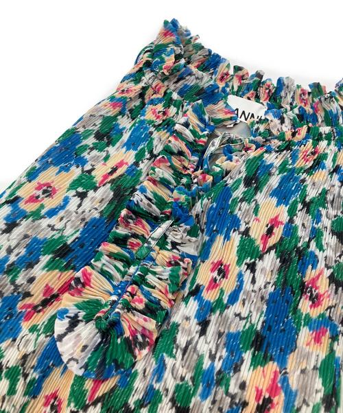 GANNI（ガニー）Ganni (ガニー) Pleated Georgette BL マルチカラー サイズ:36の古着・服飾アイテム