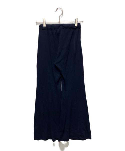 CFCL（シーエフシーエル）CFCL (シーエフシーエル) BS RIB TIGHT FLARE PANTS ネイビー サイズ:1の古着・服飾アイテム