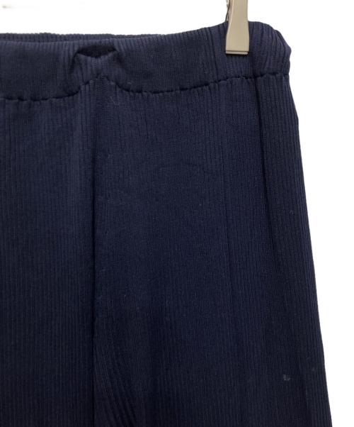 CFCL（シーエフシーエル）CFCL (シーエフシーエル) BS RIB TIGHT FLARE PANTS ネイビー サイズ:1の古着・服飾アイテム