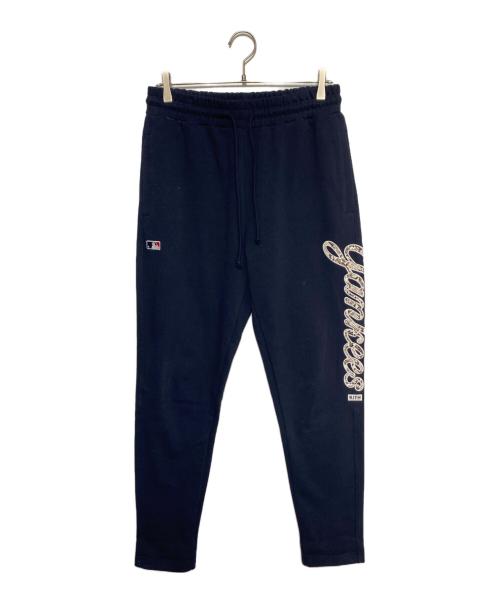 KITH（キス）KITH (キス) NEW YORK YANKEES (ニューヨークヤンキース) スウェットパンツ ネイビー サイズ:Sの古着・服飾アイテム