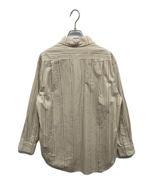 KITH（キス）KITH (キス) ストライプシャツ ベージュ サイズ:Sの古着・服飾アイテム