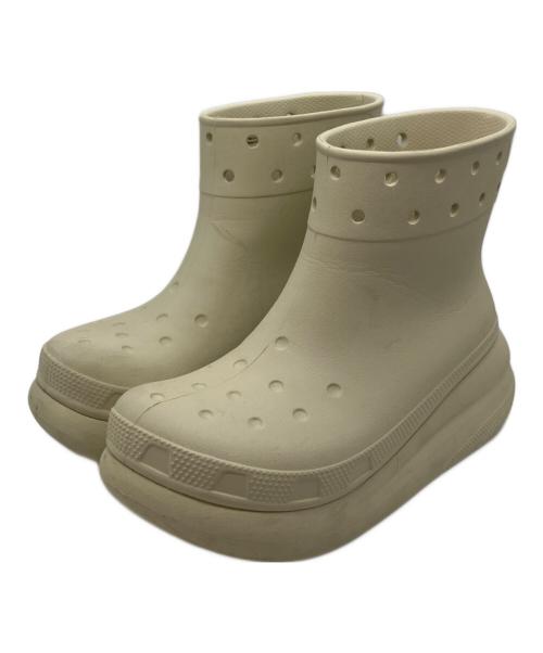 crocs（クロックス）crocs (クロックス) クラッシュブーツ アイボリー サイズ:8の古着・服飾アイテム