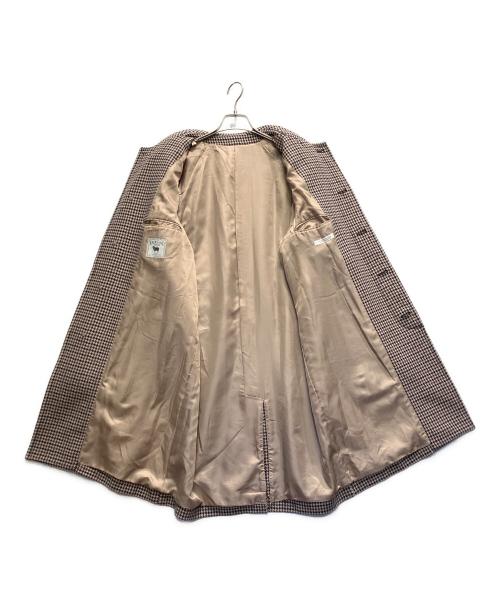 JOURNAL STANDARD（ジャーナルスタンダード）JOURNAL STANDARD (ジャーナルスタンダード) 千鳥柄ステンカラーコート ベージュ サイズ:Mの古着・服飾アイテム