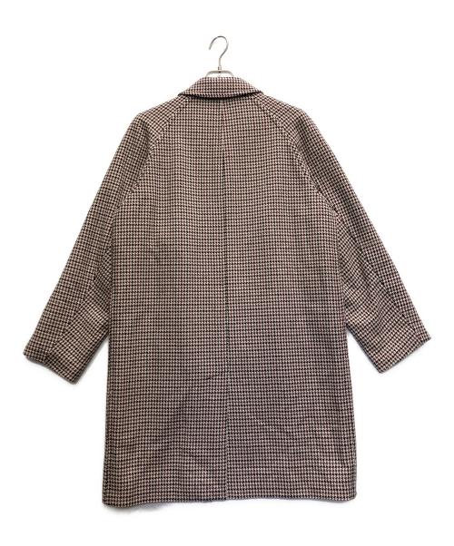 JOURNAL STANDARD（ジャーナルスタンダード）JOURNAL STANDARD (ジャーナルスタンダード) 千鳥柄ステンカラーコート ベージュ サイズ:Mの古着・服飾アイテム