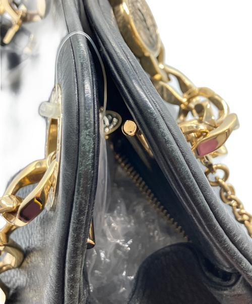 BVLGARI（ブルガリ）BVLGARI (ブルガリ) チェーンショルダーバッグ ブラックの古着・服飾アイテム