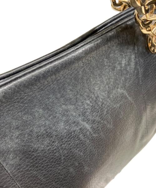 BVLGARI（ブルガリ）BVLGARI (ブルガリ) チェーンショルダーバッグ ブラックの古着・服飾アイテム