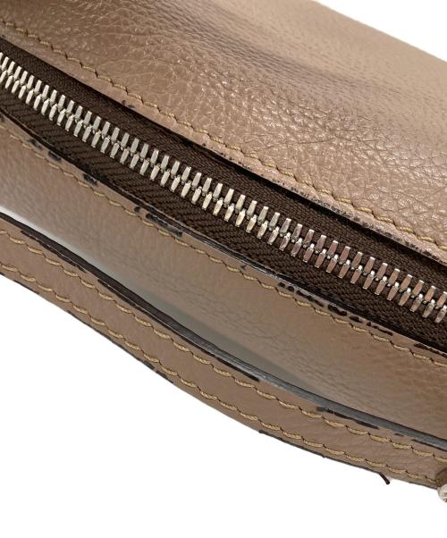 GIANNI CHIARINI（ジャンニ キアリーニ）GIANNI CHIARINI (ジャンニ キアリーニ) 2WAYショルダーバッグ ブラウンの古着・服飾アイテム