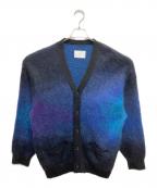 steinシュタイン）の古着「GRADATION MOHAIR CARDIGAN」｜ブルー