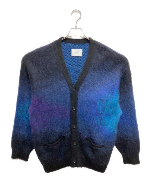 stein（シュタイン）stein (シュタイン) GRADATION MOHAIR CARDIGAN ブルー サイズ:Sの古着・服飾アイテム