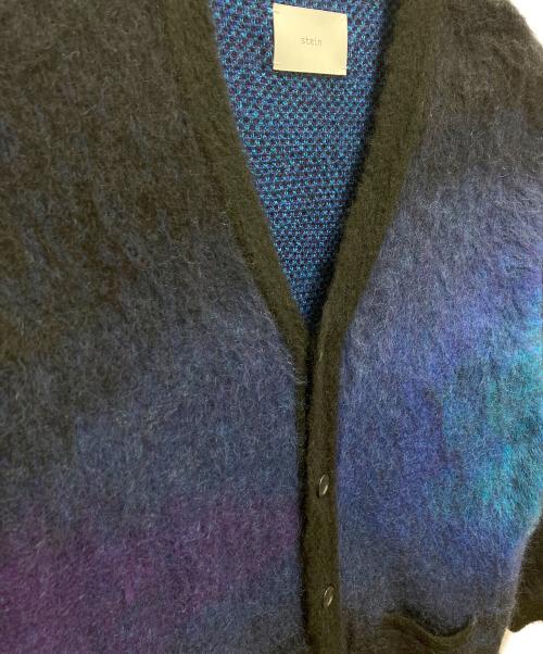 stein（シュタイン）stein (シュタイン) GRADATION MOHAIR CARDIGAN ブルー サイズ:Sの古着・服飾アイテム