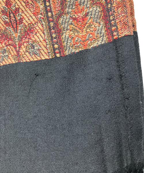 YANTOR（ヤントル）YANTOR (ヤントル) Paisley Jaquard Stole ブラウンの古着・服飾アイテム