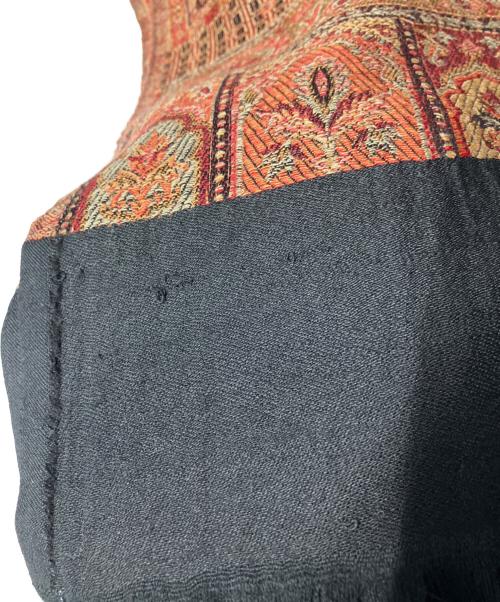 YANTOR（ヤントル）YANTOR (ヤントル) Paisley Jaquard Stole ブラウンの古着・服飾アイテム
