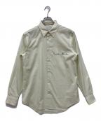 PAUL SMITHポールスミス）の古着「Drawing Logo カジュアルシャツ」｜グリーン