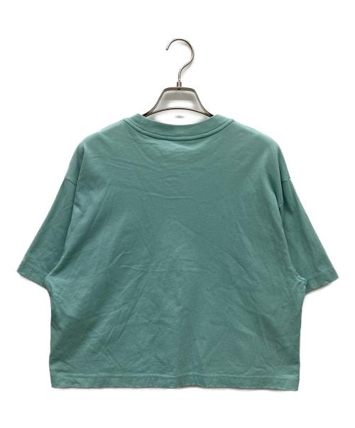 COACH（コーチ）COACH (コーチ) クロップド Tシャツ・シグネチャー ポケット ティール サイズ:XSの古着・服飾アイテム