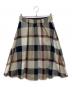 BLUE LABEL CRESTBRIDGE (ブルーレーベルクレストブリッジ) クレストブリッジチェックエアリーブロードフレアスカート ベージュ サイズ:38：8000円