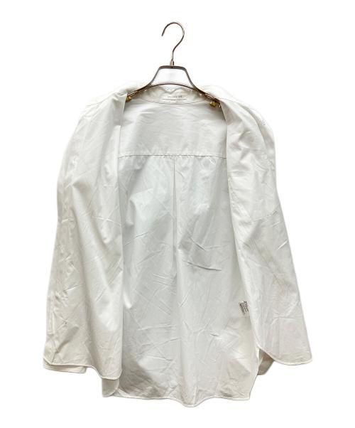 GALERIE VIE（ギャルリーヴィー）GALERIE VIE (ギャルリーヴィー) コットンブロード レギュラーシャツ ホワイト サイズ:36の古着・服飾アイテム