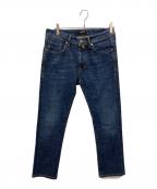 INCOTEX BLUE DIVISIONインコテックスブルーディヴィジョン）の古着「スリムテーパードデニムパンツ」｜インディゴ