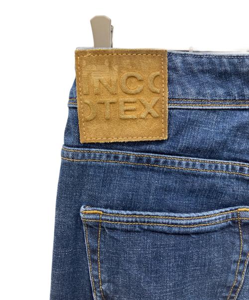 INCOTEX BLUE DIVISION（インコテックスブルーディヴィジョン）INCOTEX BLUE DIVISION (インコテックスブルーディヴィジョン) スリムテーパードデニムパンツ インディゴ サイズ:30の古着・服飾アイテム