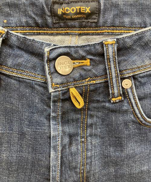 INCOTEX BLUE DIVISION（インコテックスブルーディヴィジョン）INCOTEX BLUE DIVISION (インコテックスブルーディヴィジョン) スリムテーパードデニムパンツ インディゴ サイズ:30の古着・服飾アイテム