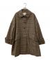 MACKINTOSH（マッキントッシュ）の古着「ガンクラブチェック ドロップショルダーコート」｜ベージュ