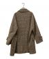 MACKINTOSH (マッキントッシュ) ガンクラブチェック ドロップショルダーコート ベージュ サイズ:8：65000円