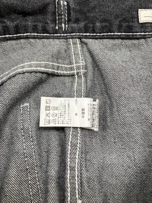 JOURNAL STANDARD relume（ジャーナルスタンダード レリューム）JOURNAL STANDARD relume (ジャーナルスタンダード レリューム) 12オンス コンビステッチ デニム ベイカーパンツ ブラック サイズ:L 未使用品の古着・服飾アイテム