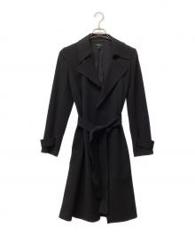 theory（セオリー）の古着「ガウンコート」｜ブラック