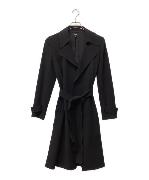theory（セオリー）theory (セオリー) ガウンコート ブラック サイズ:Ｓの古着・服飾アイテム