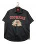 Supreme（シュプリーム）の古着「Bunnies S/S Work Shirt」｜ブラック