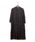 fog linen work（フォグリネンワーク）の古着「フレンチリネンシャツワンピース」｜グレー
