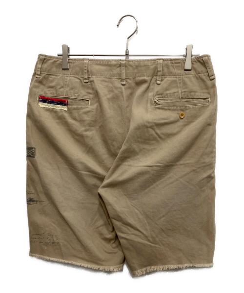 POLO RALPH LAUREN（ポロ・ラルフローレン）POLO RALPH LAUREN (ポロ・ラルフローレン) リメイクショーツ ベージュ サイズ:Lの古着・服飾アイテム