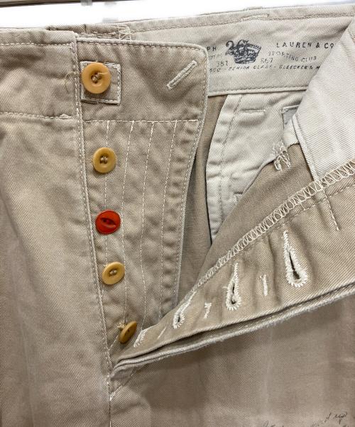 POLO RALPH LAUREN（ポロ・ラルフローレン）POLO RALPH LAUREN (ポロ・ラルフローレン) リメイクショーツ ベージュ サイズ:Lの古着・服飾アイテム