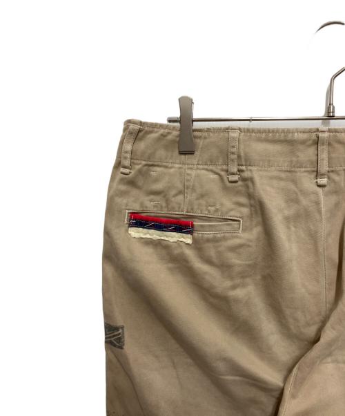POLO RALPH LAUREN（ポロ・ラルフローレン）POLO RALPH LAUREN (ポロ・ラルフローレン) リメイクショーツ ベージュ サイズ:Lの古着・服飾アイテム