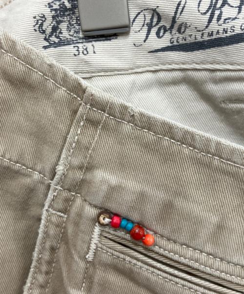 POLO RALPH LAUREN（ポロ・ラルフローレン）POLO RALPH LAUREN (ポロ・ラルフローレン) リメイクショーツ ベージュ サイズ:Lの古着・服飾アイテム