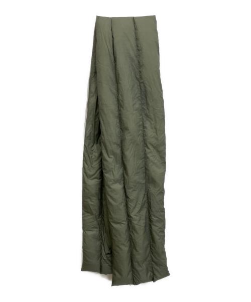 Y(dot) BY NORDISK（ワイドット バイ ノルディスク）Y(dot) BY NORDISK (ワイドット バイ ノルディスク) LIGHT DOWN MUFFLER オリーブの古着・服飾アイテム