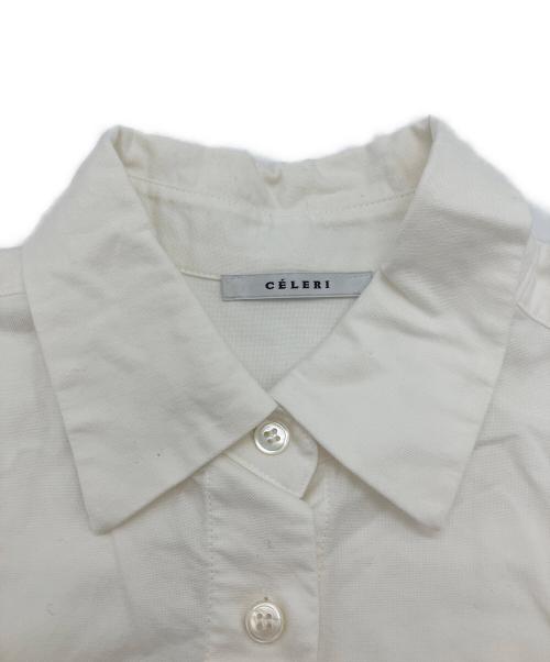CELERI（セルリ）CELERI (セルリ) パフスリーブオックスフォードシャツ ホワイト サイズ:Freeの古着・服飾アイテム