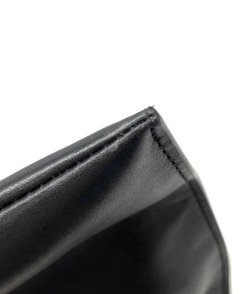 ORSETTO（オルセット）ORSETTO (オルセット) レザーショルダーバッグ ブラックの古着・服飾アイテム