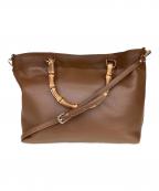 Gianni Notaroジャンニ ノターロ）の古着「2WAYバッグ」｜ブラウン