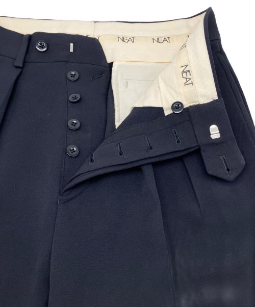 NEAT（ニート）NEAT (ニート) 2タックパンツ ネイビー サイズ:44の古着・服飾アイテム
