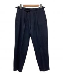 KAPTAIN SUNSHINE（キャプテンサンシャイン）の古着「One-Pleats Trousers」｜ネイビー