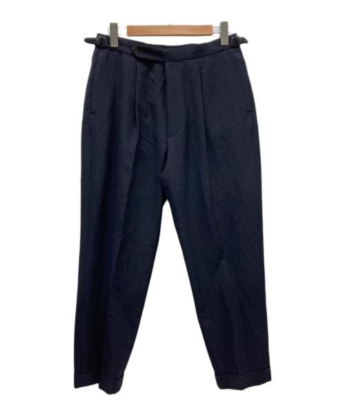 KAPTAIN SUNSHINE（キャプテンサンシャイン）KAPTAIN SUNSHINE (キャプテンサンシャイン) One-Pleats Trousers ネイビー サイズ:32の古着・服飾アイテム