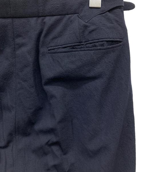 KAPTAIN SUNSHINE（キャプテンサンシャイン）KAPTAIN SUNSHINE (キャプテンサンシャイン) One-Pleats Trousers ネイビー サイズ:32の古着・服飾アイテム